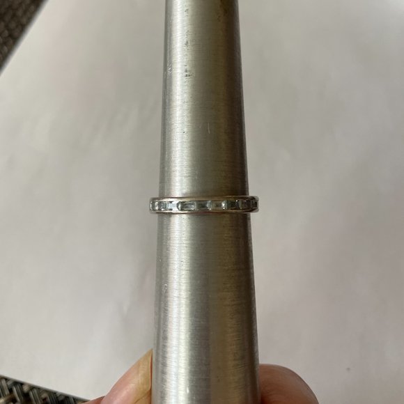 Faceted Aquamarine Gemstone Crystal Wrapped Ring Sterling 925 Silver 10.5 - Picture 8 of 13